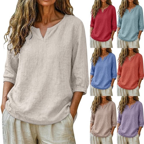 Women summer neck tee - women's✨summer,