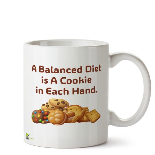 Funny quote mug balanced - funny,
