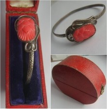 Arts & Crafts Hammered Silver