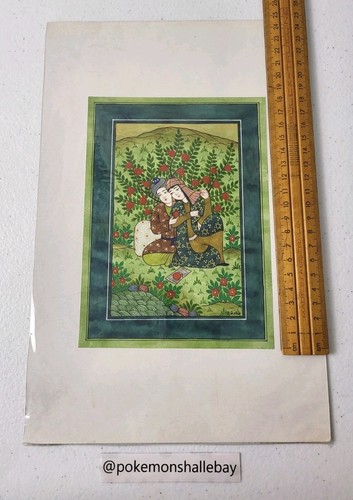 Persian handmade miniature - miniature,