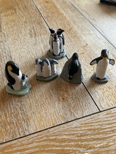 Plastic Penguin Figurines x 5