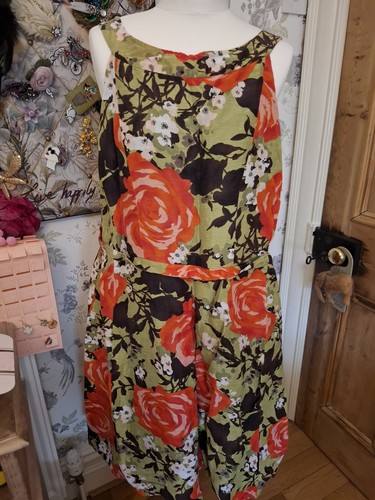 Monsoon floral dress silk - monsoon,