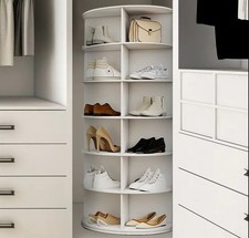 7-Tier Rotating Shoe Rack