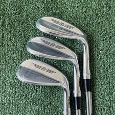 NEW Titleist Vokey SM10 Chrome 3 Piece Wedge Set 50* 54* 58* SM10 BV Wedge Flex