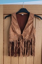 Brown Country Western Suede