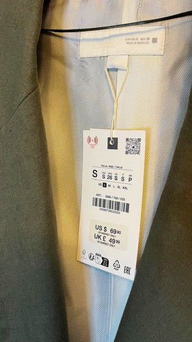Zara green linen - zara, blend