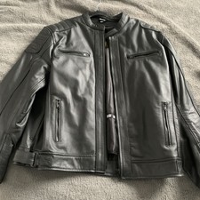 Leather Motorbike Motorcycle Jacket Touring With Genuine CE Armour Biker Thermal