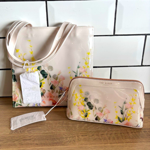 Ted baker nude pink floral - nude, pvc