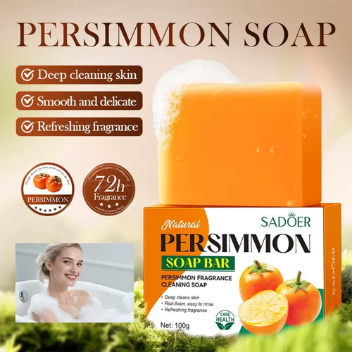 2pcs persimmon soap bar for - 2pcs,