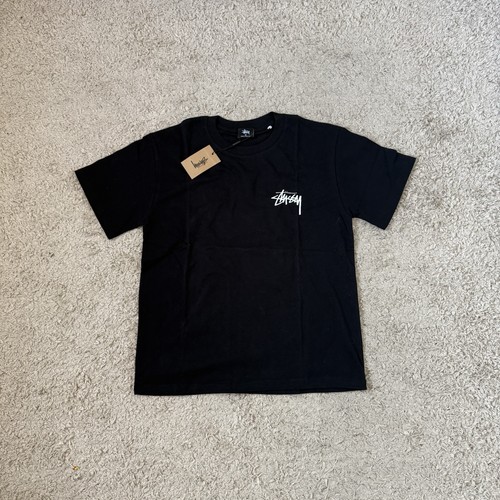 Black stussy men shirt - stussy, t-shirt