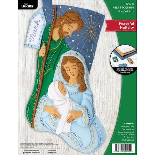 Bucilla felt christmas - bucilla, 18"