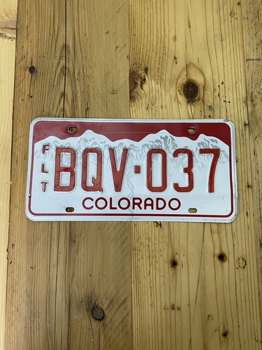 Colorado car license plate - us,