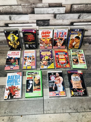X15 wwf vhs bundle video - wwf,