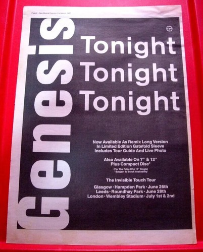 Genesis tonight - genesis,