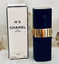 CHANEL No 5, EAU DE TOILETTE, 50ml SPRAY - Refillable Spray Bottle, torn wrapper