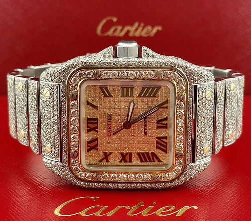 Men cartier santos 2 tone - santos, 2-tone
