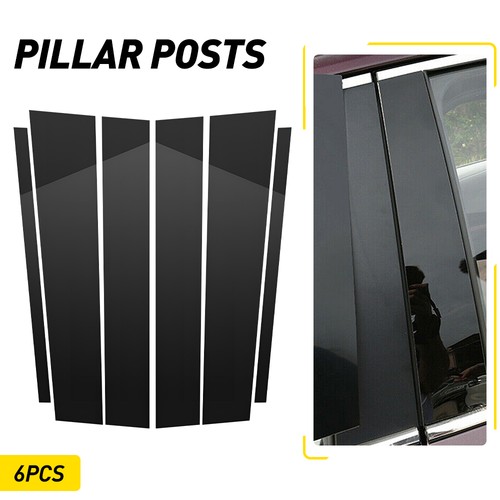 6pcs black pillar fits - 6pcs,
