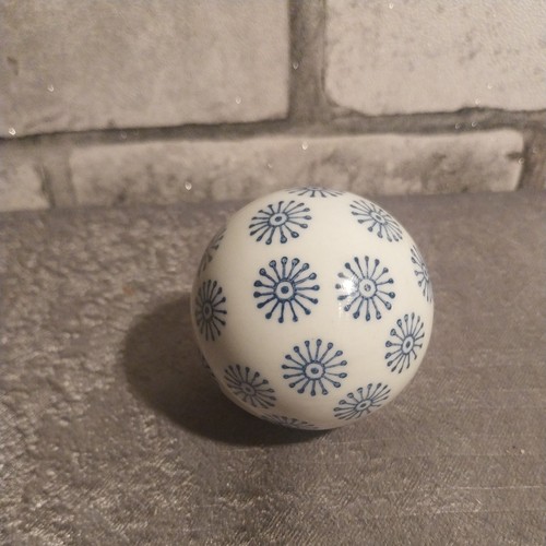 Ceramic blue white - blue,