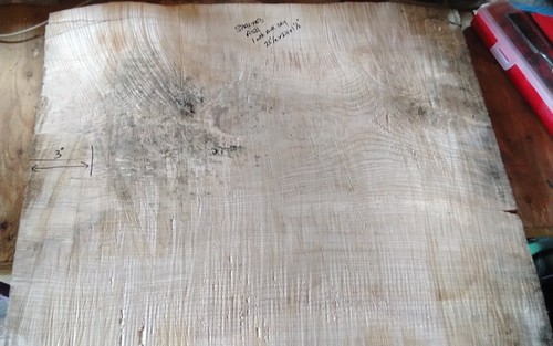 Spalted ash chopping - ash,