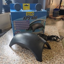 Tetra APS400 Aquarium Air Pump for 250-600L Tanks Black with 2  40mm airstones
