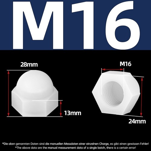 M8 m20 dome - m8-m20, nuts