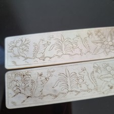 2 Antique Mother of Pearl