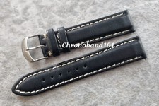 Genuine OEM Sinn 20mm Black Calf Leather Watch Strap & Buckle NEW! 