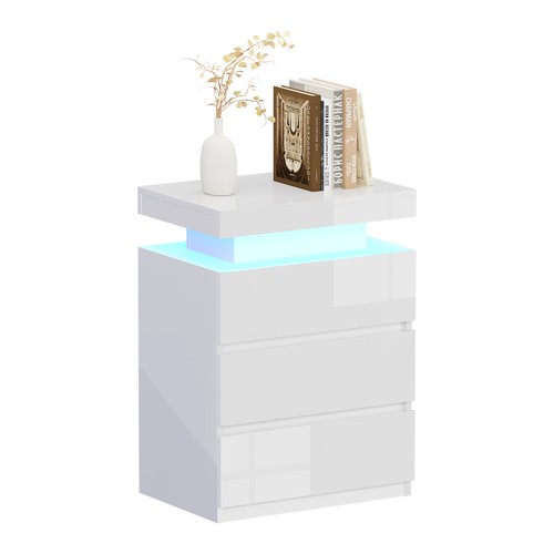 White high gloss - high,