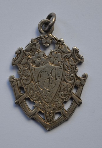 Antique shield sterling - sterling, silver