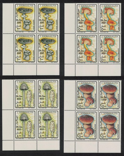 Somalia fungi mushrooms - mushrooms, 4v