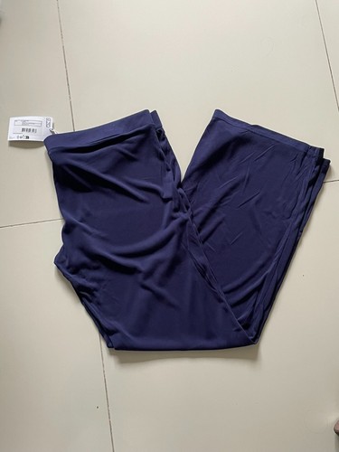 Monki trousers navy - xl,, wide