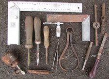 Job Lot of Engineering Tools Die Stock Punch Square etc