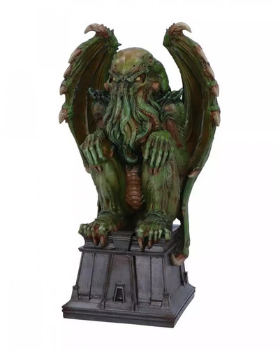 Green cthulhu statue - cthulhu, with