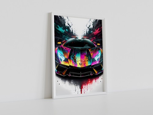 Trippy car poster beautiful - trippy,