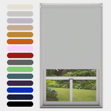 BLACKOUT ROLLER BLINDS - THERMAL FABRIC - UP TO 240CM WIDTH 210CM DROP