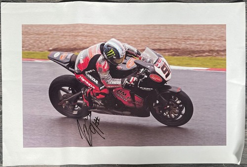 Leon haslam hand signed 23x14 - haslam,