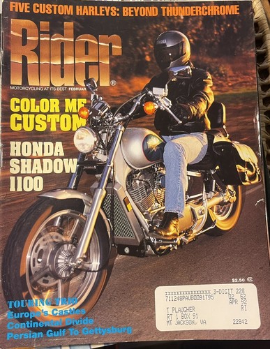 Vintage 1992 rider - vintage, motorcycle