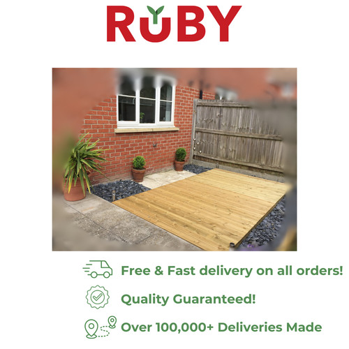 Decking kit ruby timber - decking,