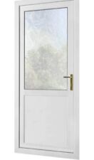 uPVC Door  Panel White cut to