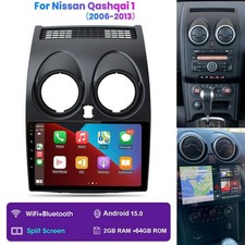 For Nissan Qashqai J10 2006-2013 Android 15 Carplay Car Stereo Radio GPS Sat Nav