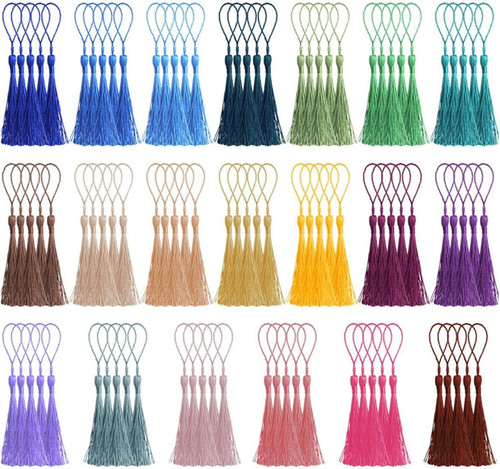 100 pcs bookmark tassels - pcs,