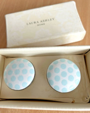 Laura Ashley 2 X Blue Polka