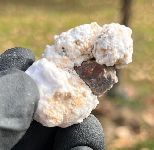Rare popcorn calcite - rare,