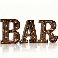 BAR - Illuminated Marquee Bar