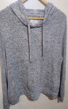 Ladies Fat Face Lounge wear Hoody Pull Over Sweater Grey Size 16