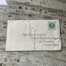 Victoria cover with unfranked - cover,