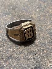 Vintage Ring Mens Initial