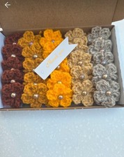 Crochet Flowers X 25 In A Box