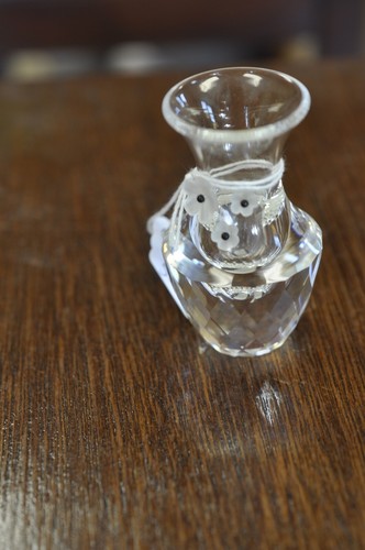 Vintage swarovski flower vase - swarovski,