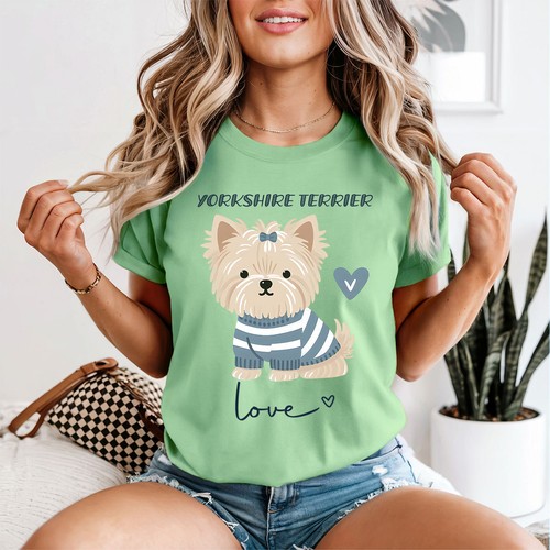 Yorkshire terrier dog womens - dog,